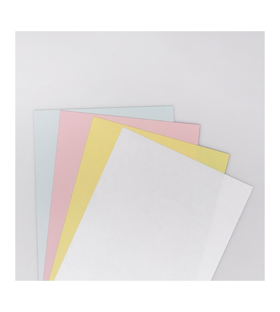 Vergaard papier - WIT-GEEL-Rose-BLAUW - 80 GM - A4 - 1000 vel