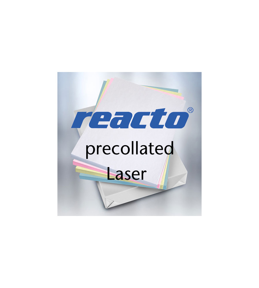 Reacto - A5 - 2-voud - Wit/Geel  (500 vel - 250 sets)