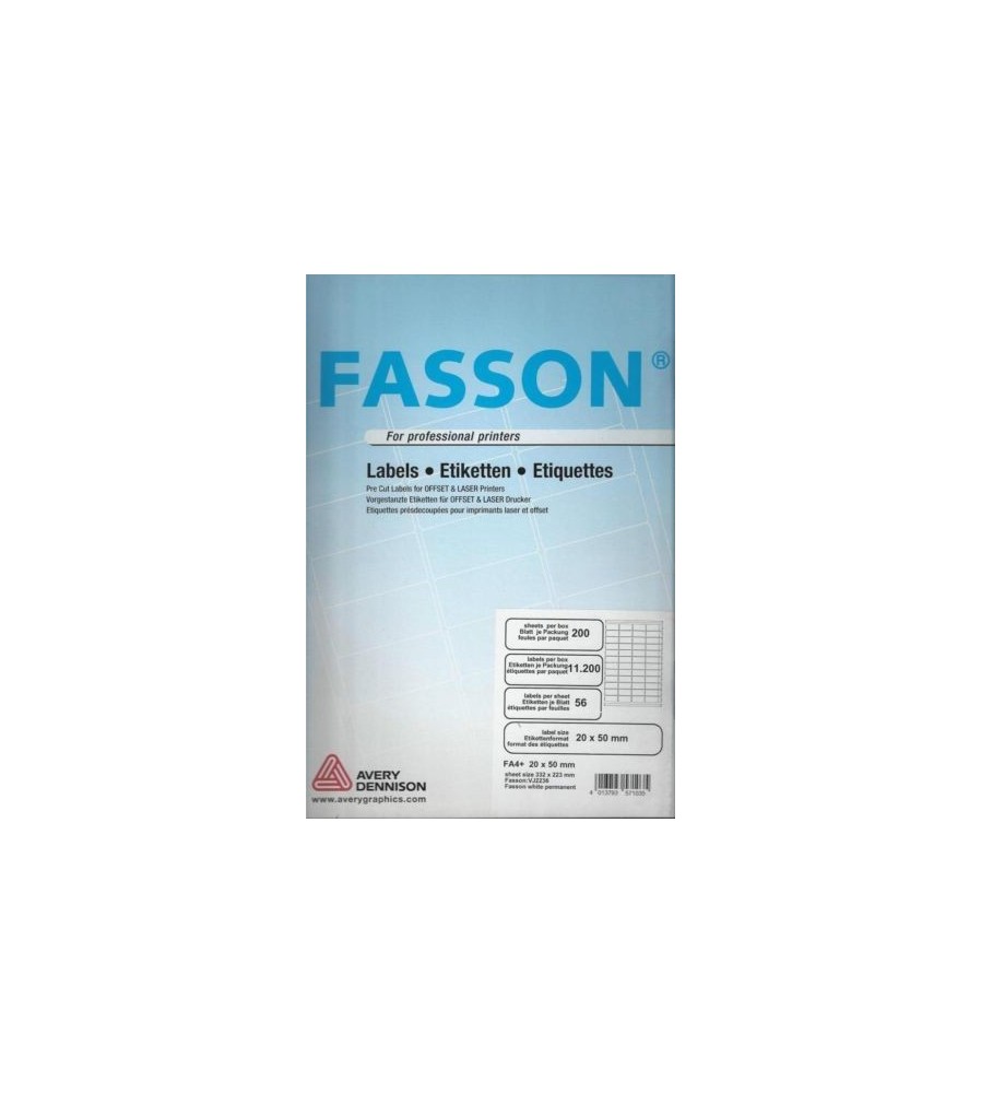 Fasson Etiket 210 - 297